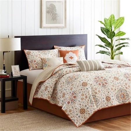 Madison Park Tissa 6 Piece Coverlet Set, King - Lovry MP13-485